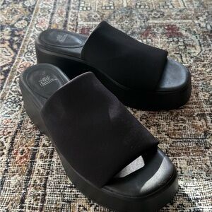 Black Platform Sandals